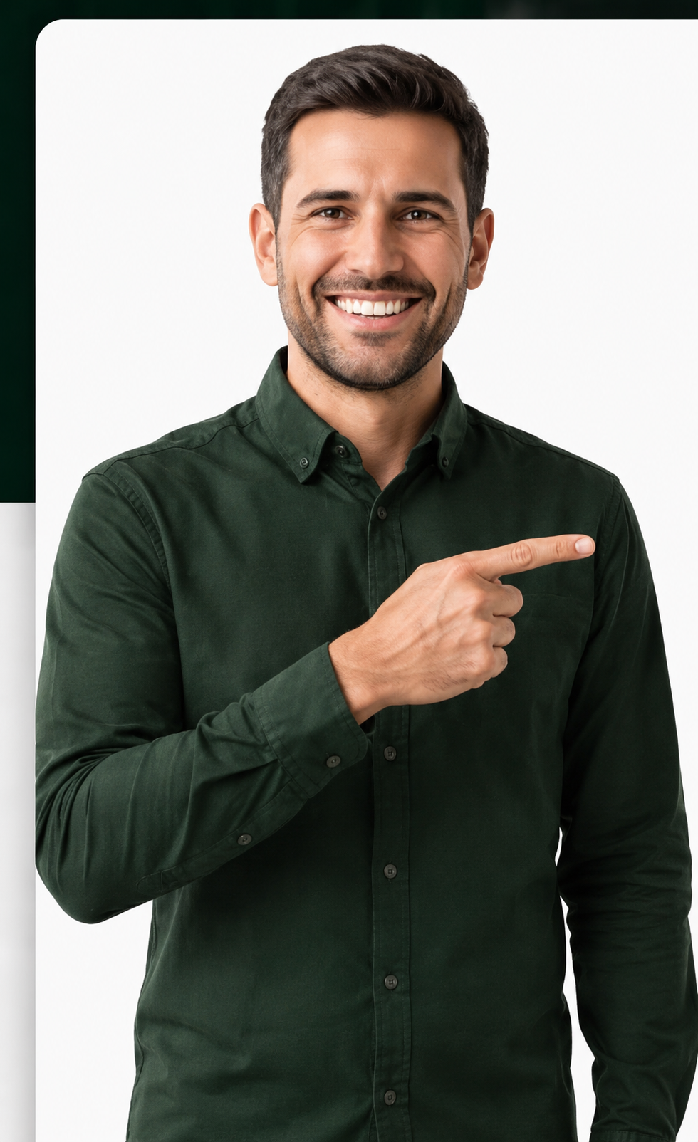 Consultor convidando para solicitar a cotação